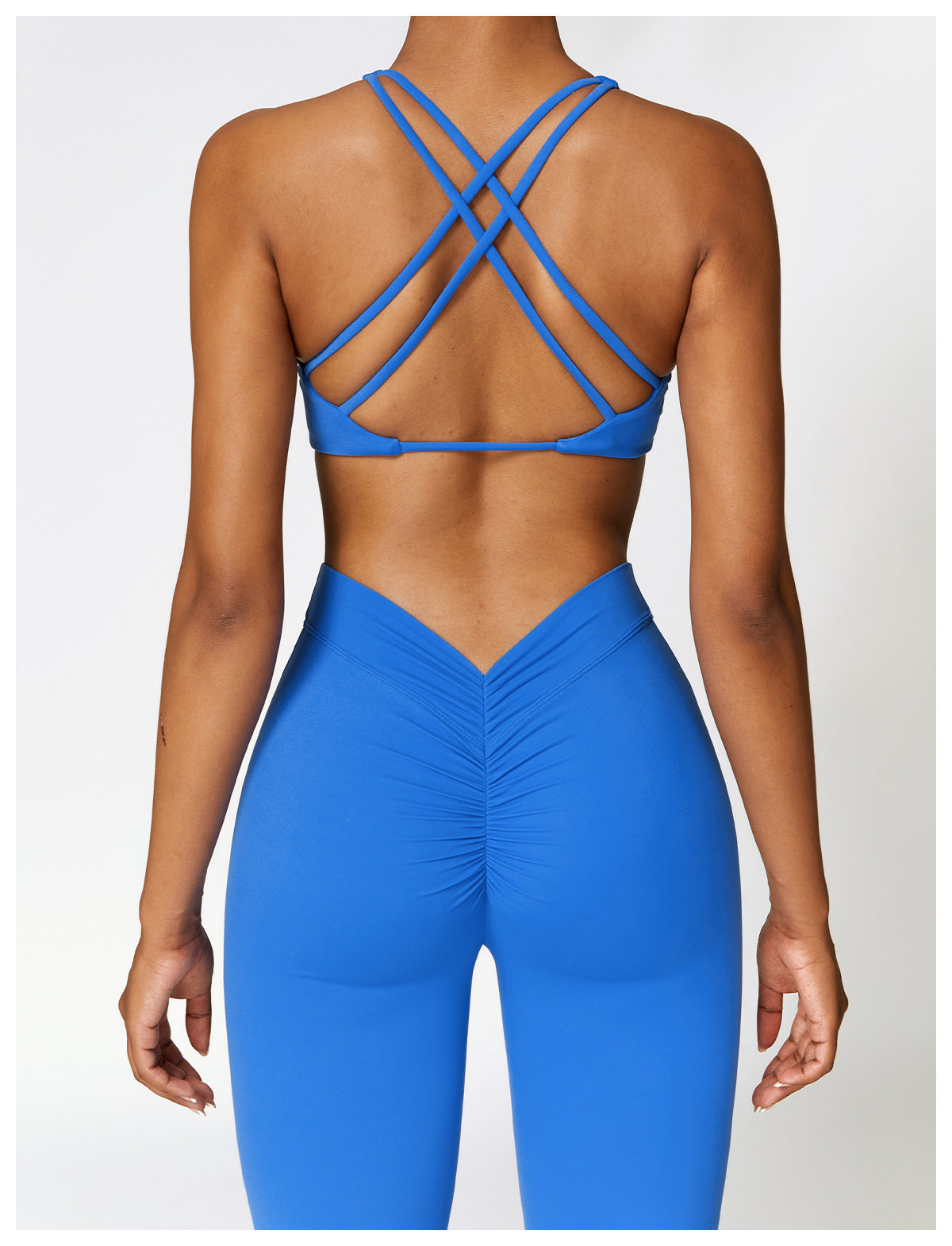 High-waist Booty Wide Leggings 2-Piece Yoga Set