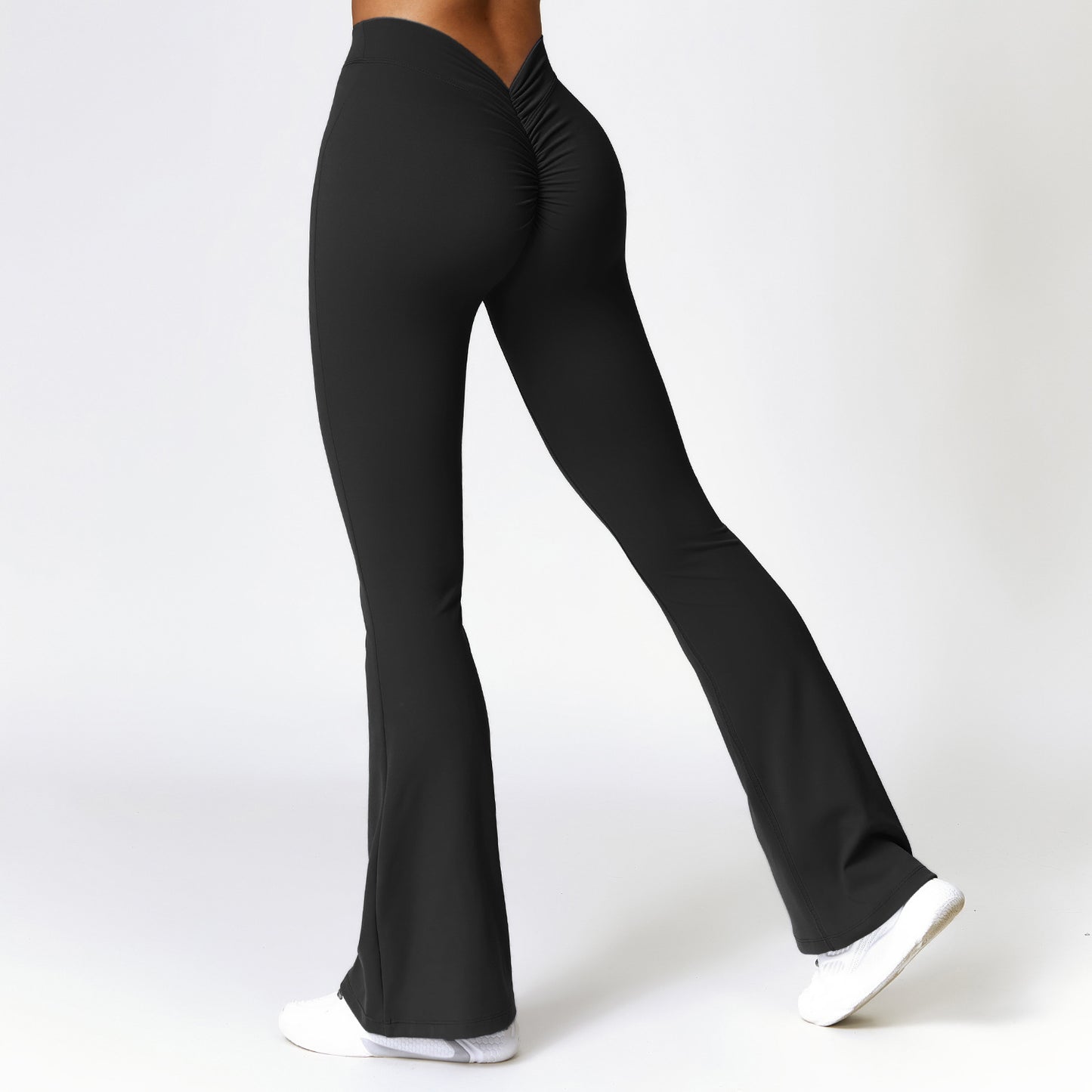 High-waist Booty Wide Leggings 2-Piece Yoga Set