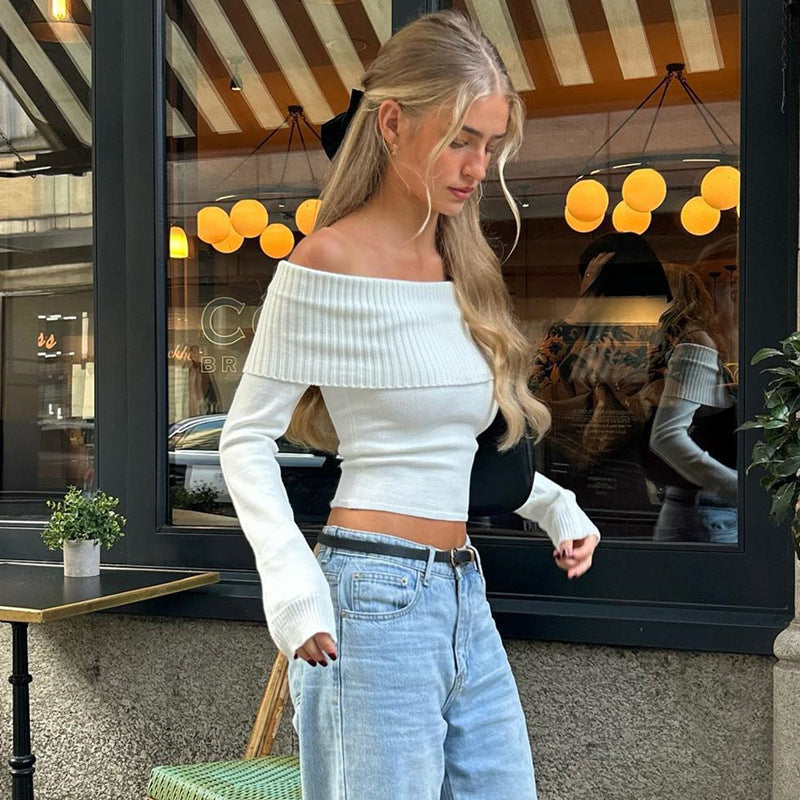 Fashion Slimming Long Sleeve Top Women