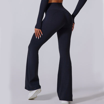 High Waist Flared Pants