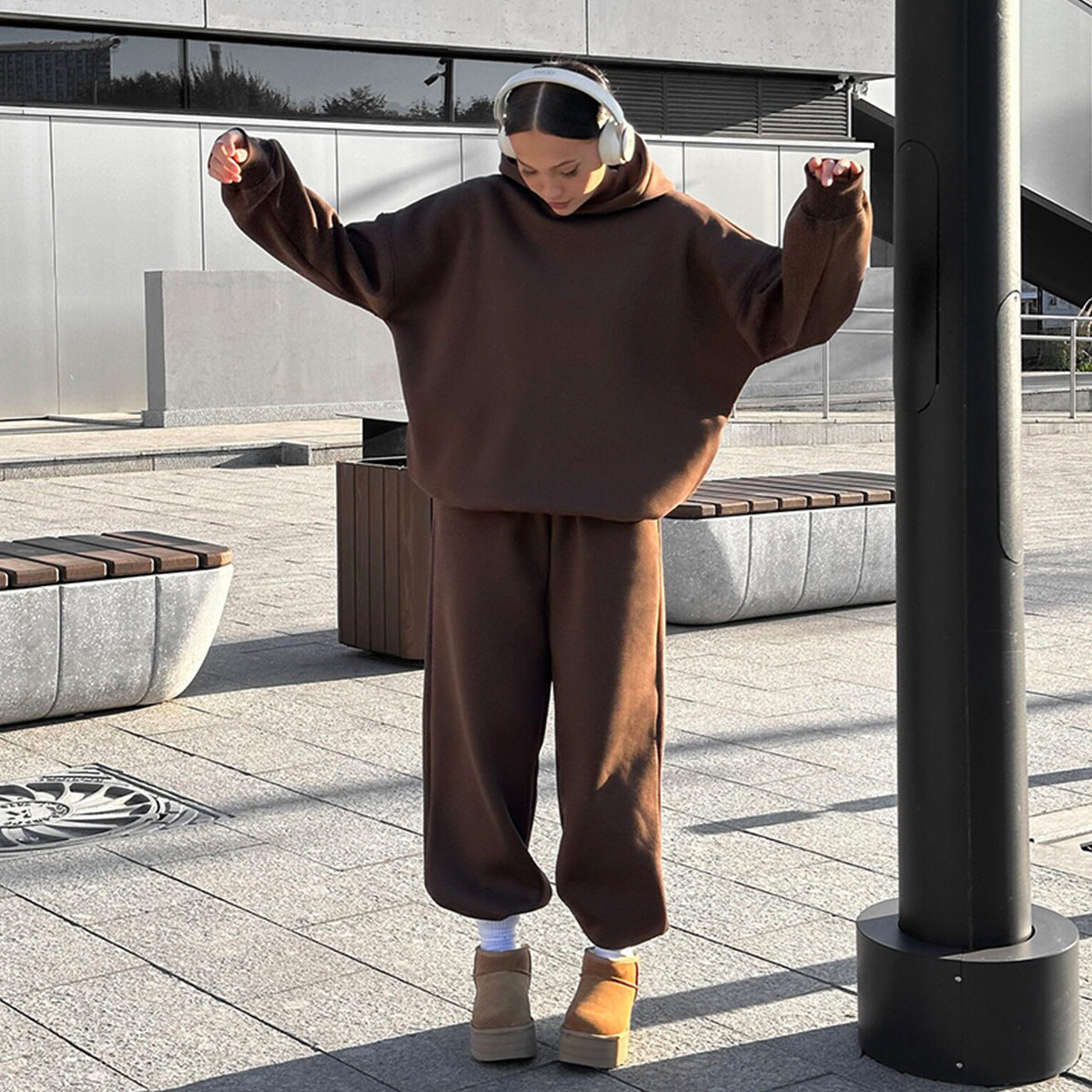 Winter Hoodie n' Sweatpants Sports Set
