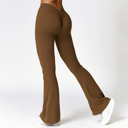 High-waist Booty Wide Leggings 2-Piece Yoga Set