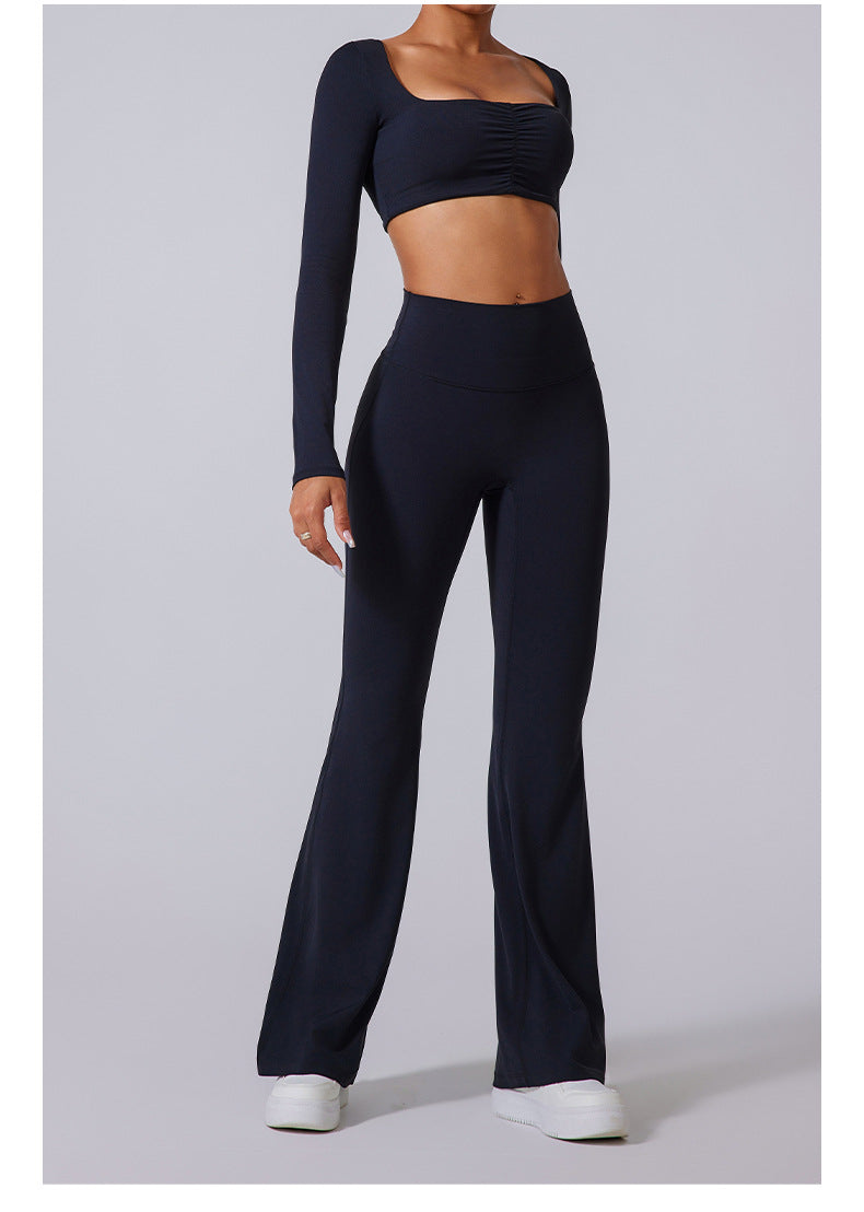 High Waist Flared Pants