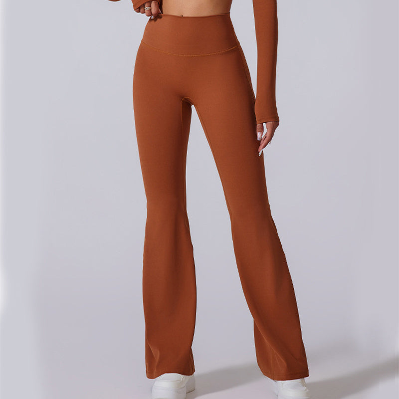 High Waist Flared Pants