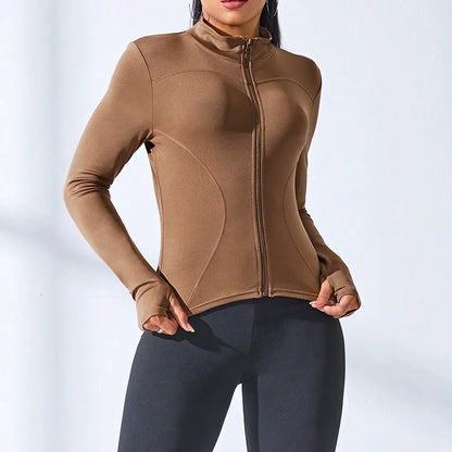 Slimming Yoga Coat Short Sports Jacket