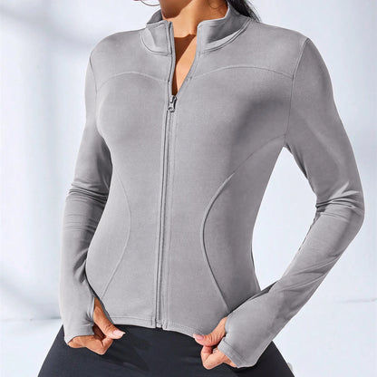 Slimming Yoga Coat Short Sports Jacket