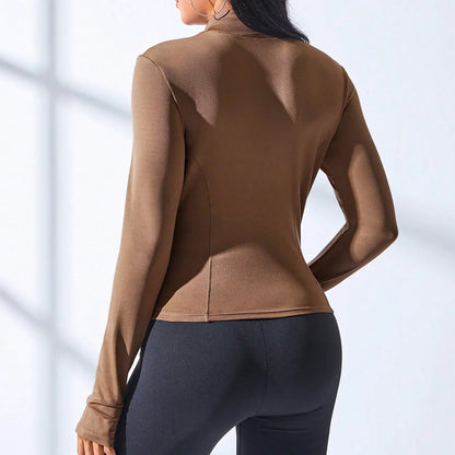 Slimming Yoga Coat Short Sports Jacket