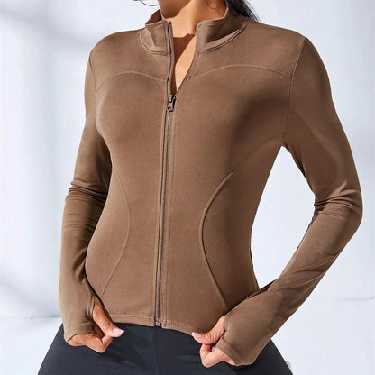 Slimming Yoga Coat Short Sports Jacket