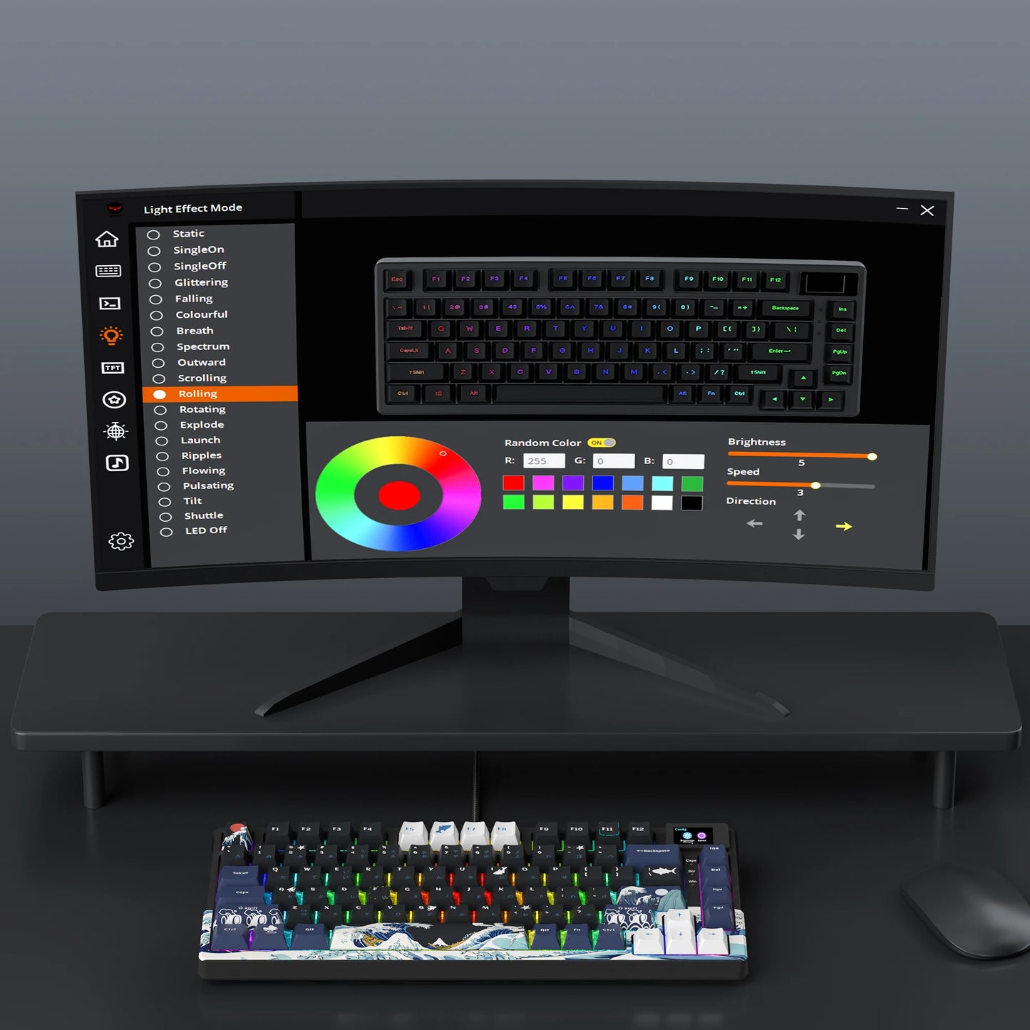 OLED SAKURA WOMIER  75%