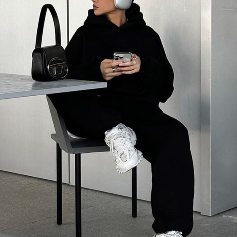 Winter Hoodie n' Sweatpants Sports Set