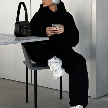 Winter Hoodie n' Sweatpants Sports Set
