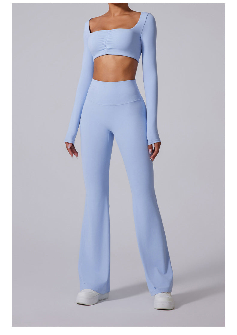 High Waist Flared Pants