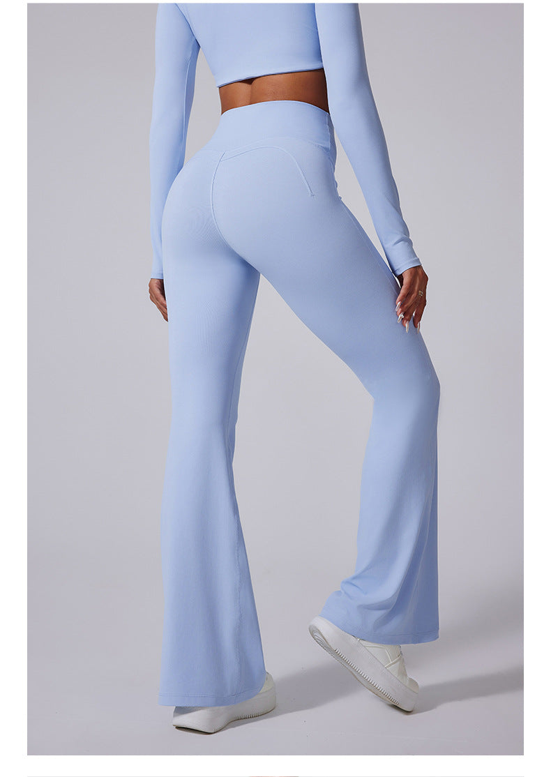 High Waist Flared Pants