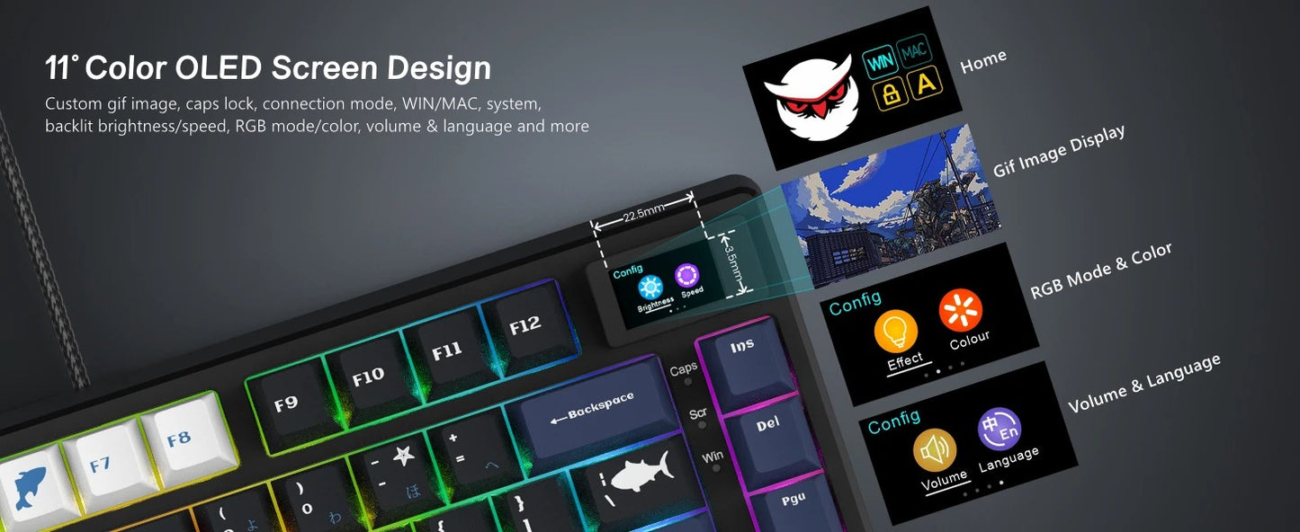 OLED SAKURA WOMIER  75%