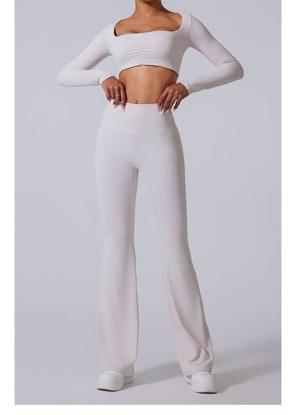 High Waist Flared Pants